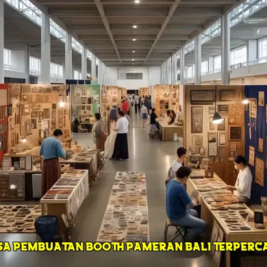 jasa pembuatan booth pameran bali terpercaya